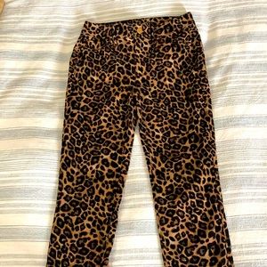 White House Black Market Leopard skinny jeans 00